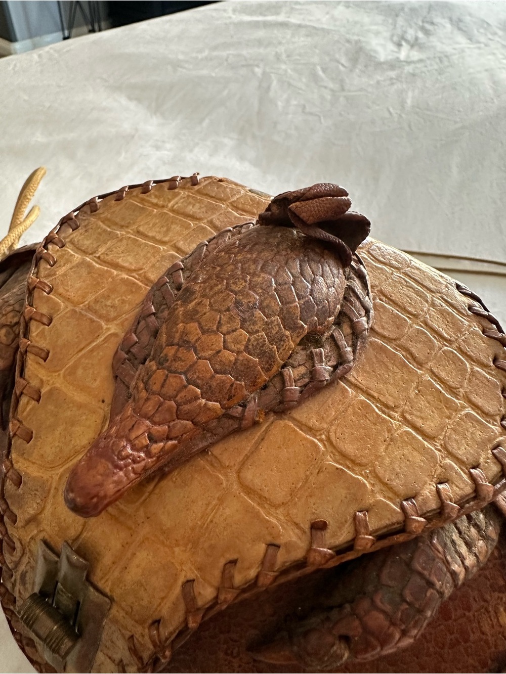 Vintage armadillo purse, purchased in 1968 - Picture 17 of 17